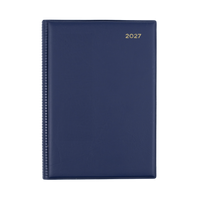 2027 Calendar Year Diary/Planner - 12 Month A5 Week to View - PVC Cover - Collins Belmont Range