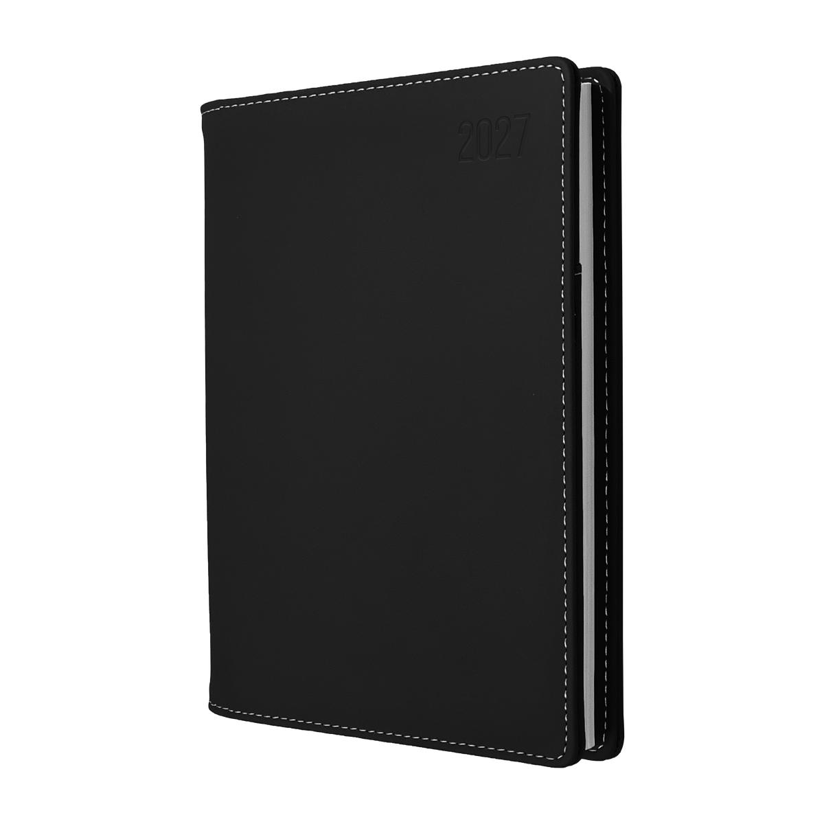 2027 Calendar Year Diary/Planner - 12 Month A5 Day to Page - PU Padded Cover - Collins Associate II Range