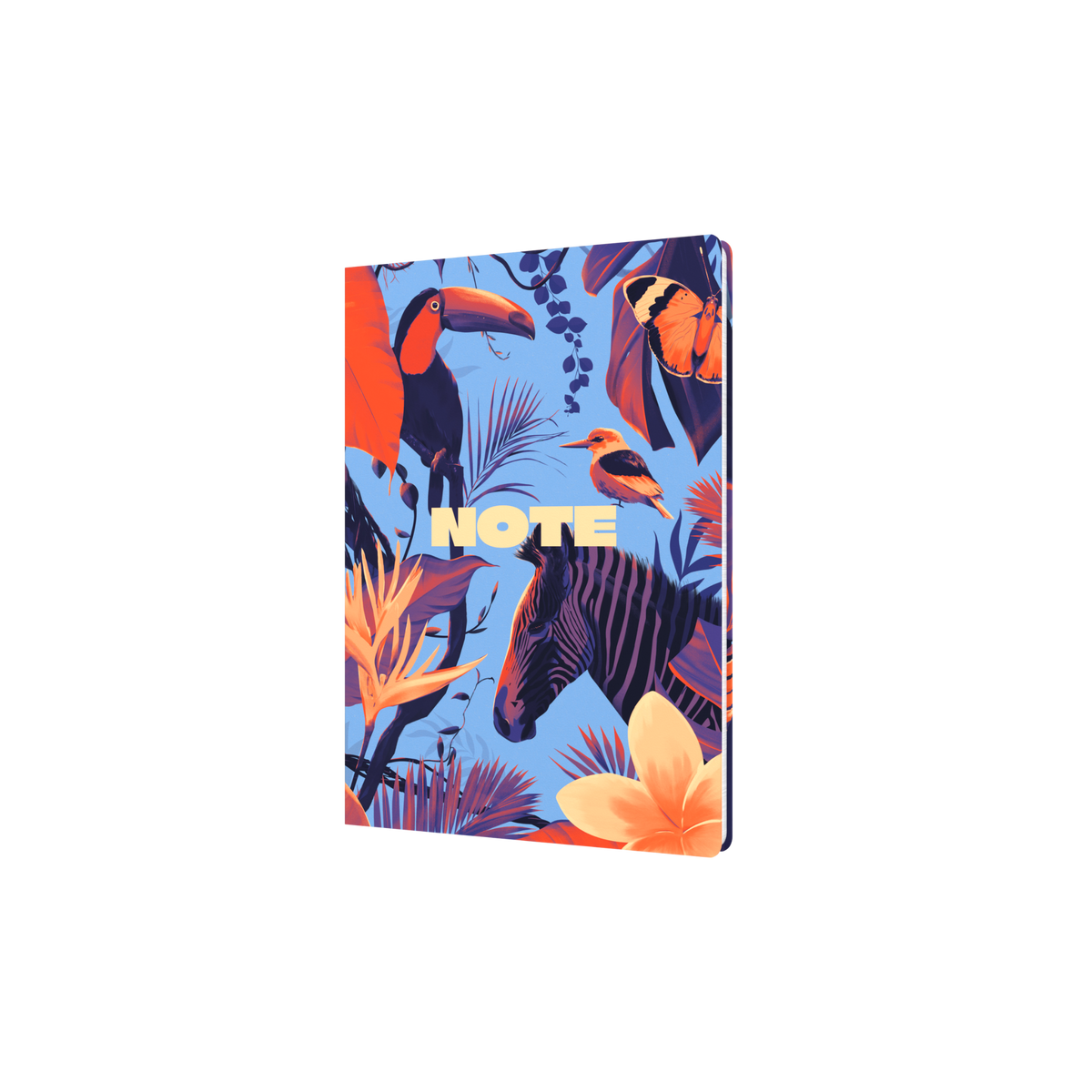 Collins - Down the Garden Path Notebook, A5 Recycled Hard Cover - Toucan