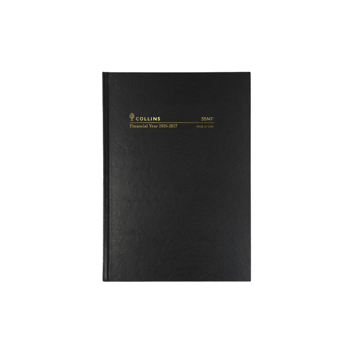2026 - 2027 Financial Year Diary/Planner - 12 Month B7R Week to View Diary - Hard Cover - Collins M Series Range