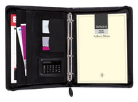 Debden A4 Compendium - 4-Ring Zip-Around PU Black