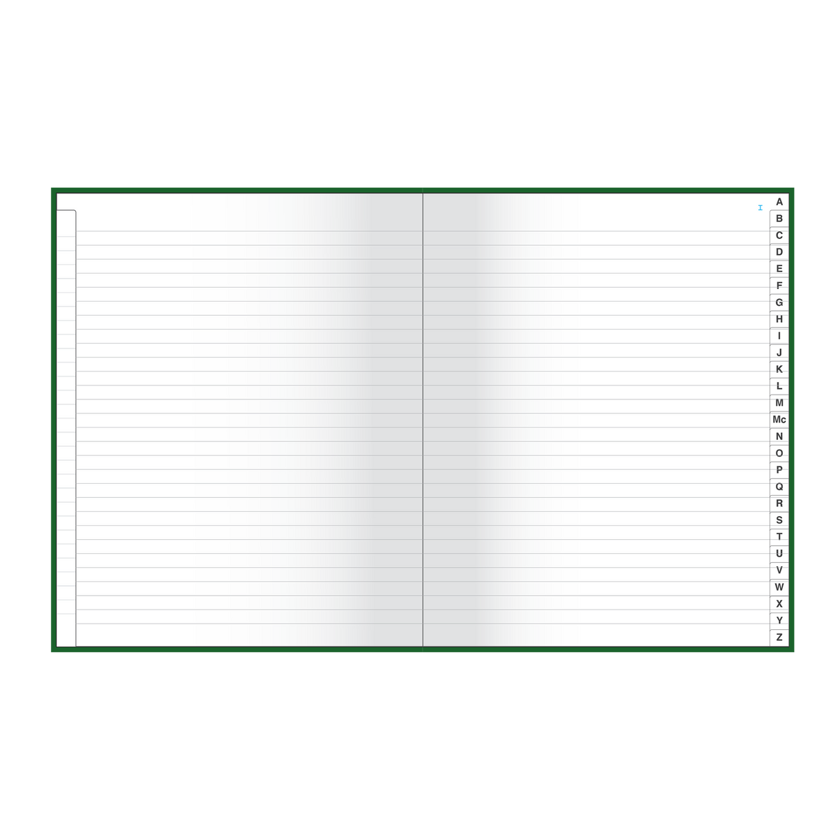 Collins Case And Sewn A-Z Notebook - 168 Page, Size Quarto