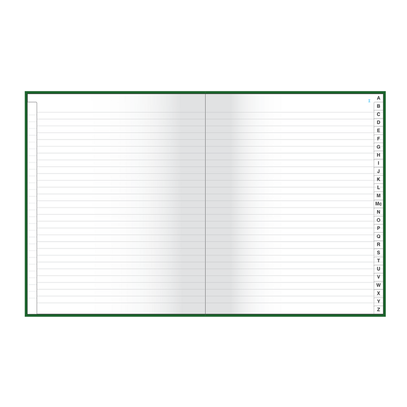Collins Case And Sewn A-Z Notebook - 168 Page, Size Quarto