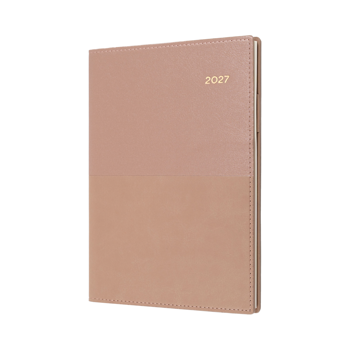 2027 Calendar Year Diary/Planner - 12 Month A5 Month to View with Notes - Soft PU Cover - Collins Vanessa Range