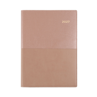 2027 Calendar Year Diary/Planner - 12 Month A5 Month to View with Notes - Soft PU Cover - Collins Vanessa Range