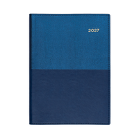 2027 Calendar Year Diary/Planner - 12 Month A5 Month to View with Notes - Soft PU Cover - Collins Vanessa Range