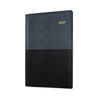 2027 Calendar Year Diary/Planner - 12 Month A5 Month to View with Notes - Soft PU Cover - Collins Vanessa Range