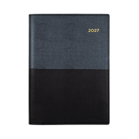 2027 Calendar Year Diary/Planner - 12 Month A5 Month to View with Notes - Soft PU Cover - Collins Vanessa Range