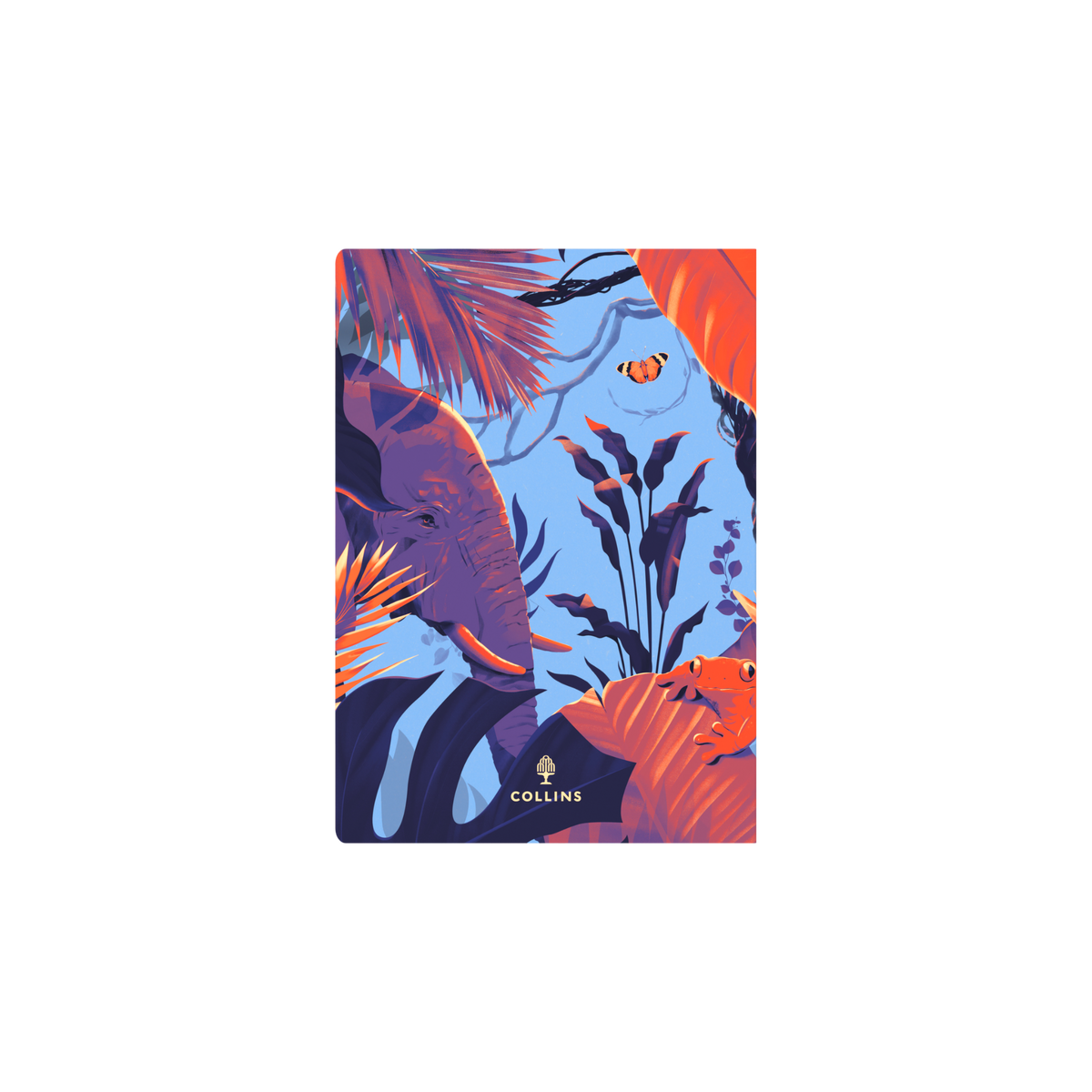 Collins - Down the Garden Path Notebook, A5 Recycled Hard Cover - Toucan