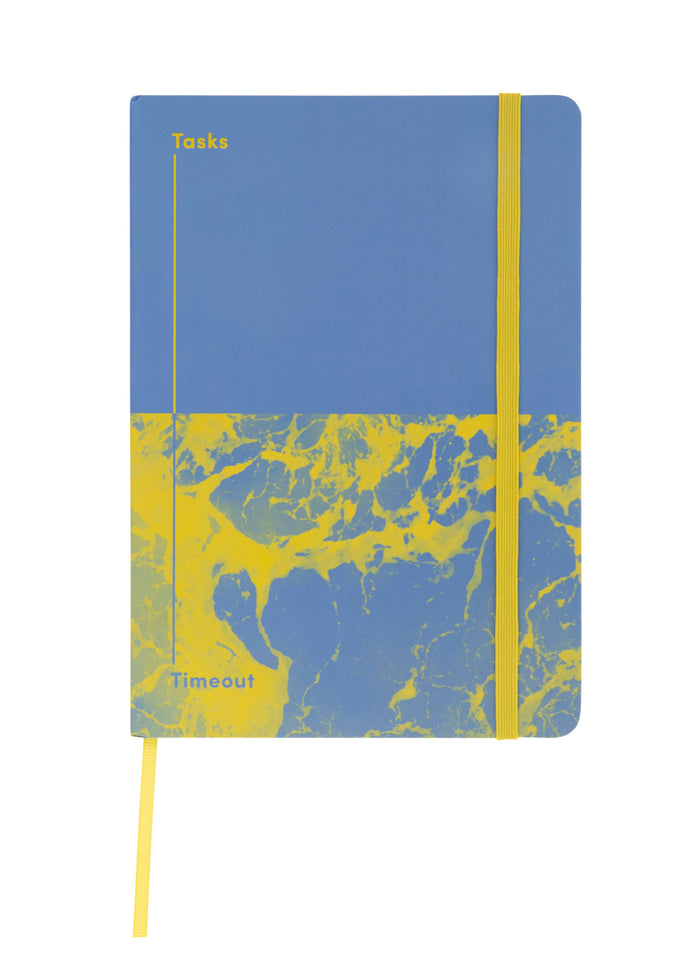 Jumble & Co. - Tasks & Timeout Ruled Notebook, A5 - Light Blue