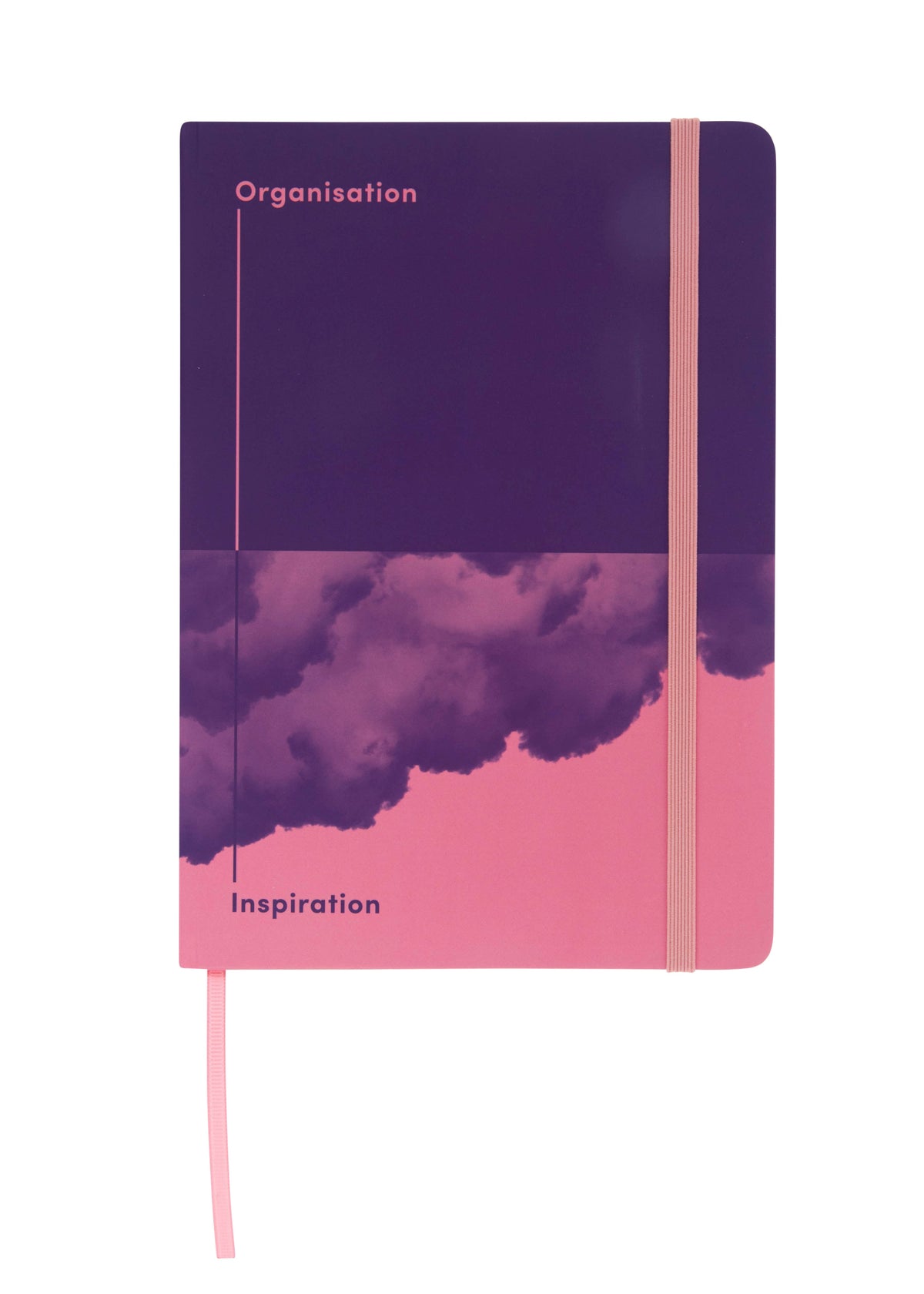 Jumble & Co. - Organisation & Inspiration Ruled Notebook, A5 - Purple