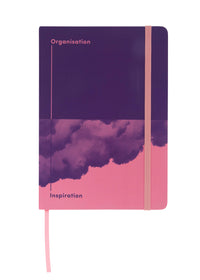 Jumble & Co. - Organisation & Inspiration Ruled Notebook, A5 - Purple
