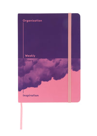 Jumble & Co. - Organisation & Inspiration Undated Diary, Week to View, A5 - Purple