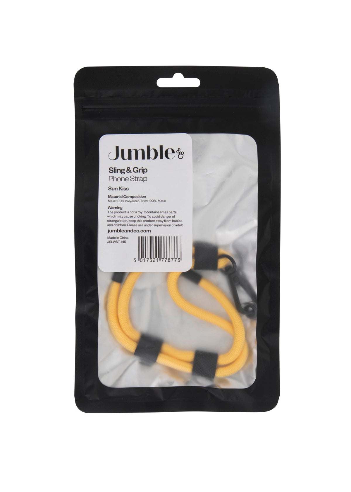 Jumble & Co. Sling & Grip Phone Strap - Yellow