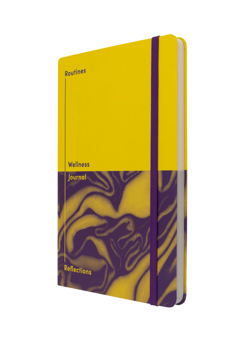 Jumble & Co. - Routines & Reflections Wellness Journal, A5 - Yellow