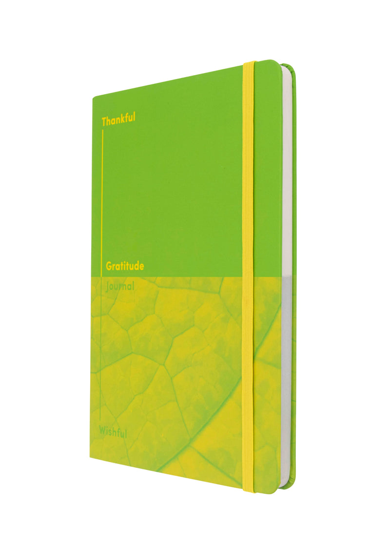Jumble & Co. - Thankful & Wishful Gratitude Journal, A5 - Green