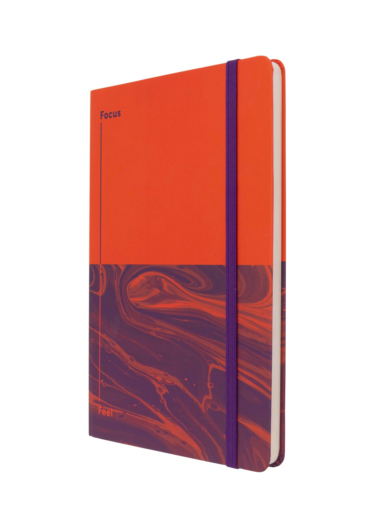 Jumble & Co. - Focus & Feel Ruled Notebook, A5 - Orange