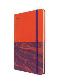 Jumble & Co. - Focus & Feel Ruled Notebook, A5 - Orange