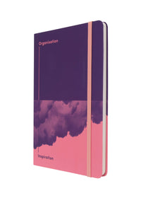 Jumble & Co. - Organisation & Inspiration Ruled Notebook, A5 - Purple