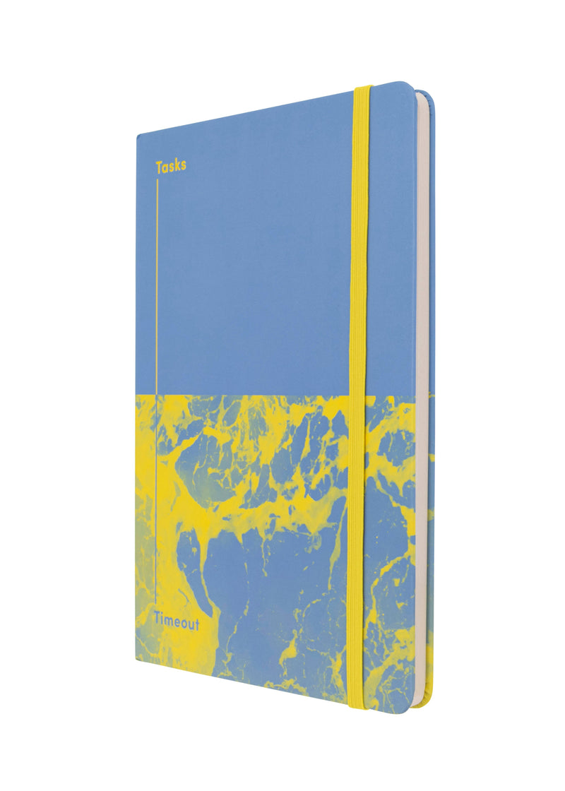 Jumble & Co. - Tasks & Timeout Ruled Notebook, A5 - Light Blue