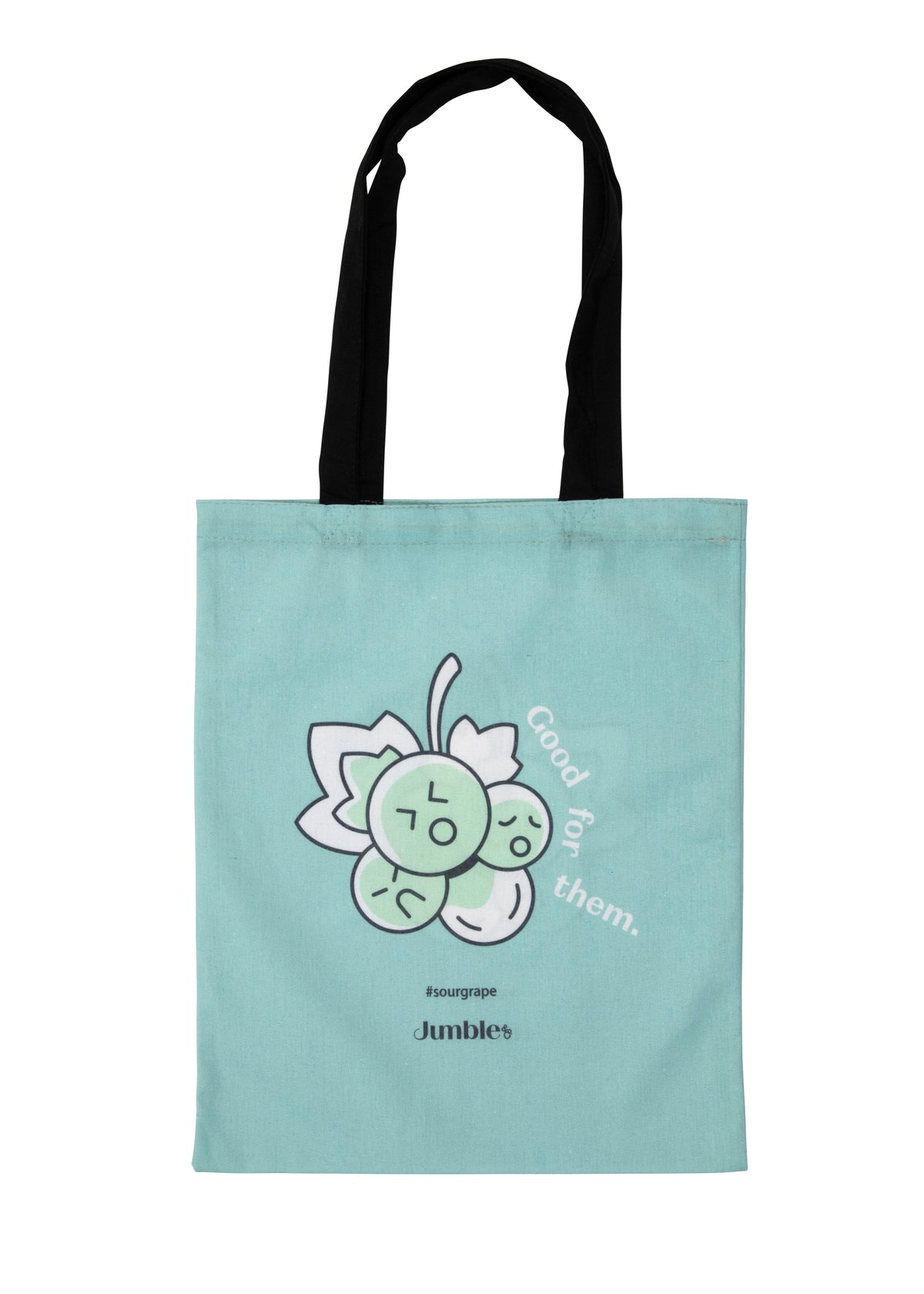 Jumble & Co. Yuk Tote Bag - Sour Grape Teal