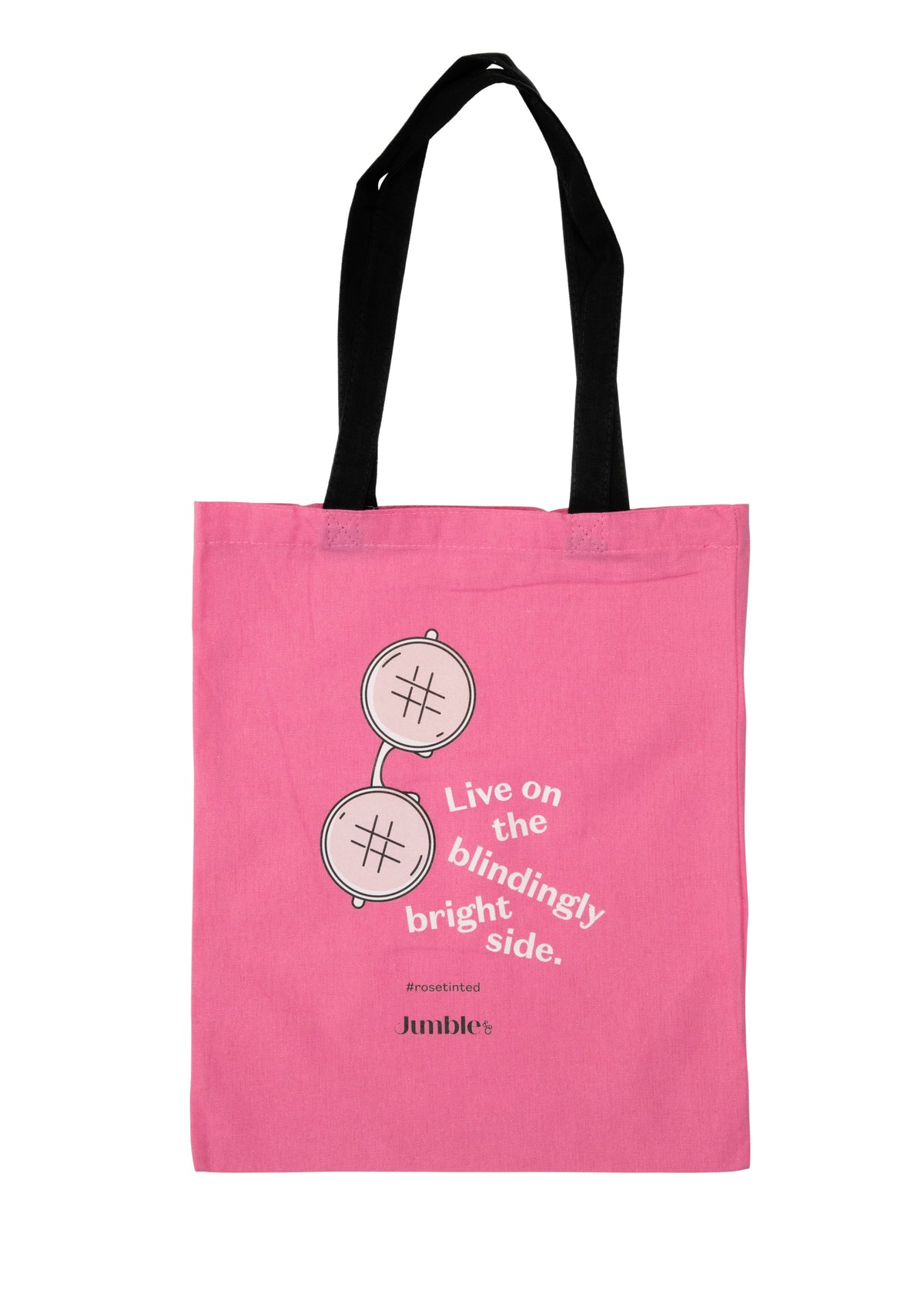 Jumble & Co. Yuk Tote Bag - Rose Tined Pink