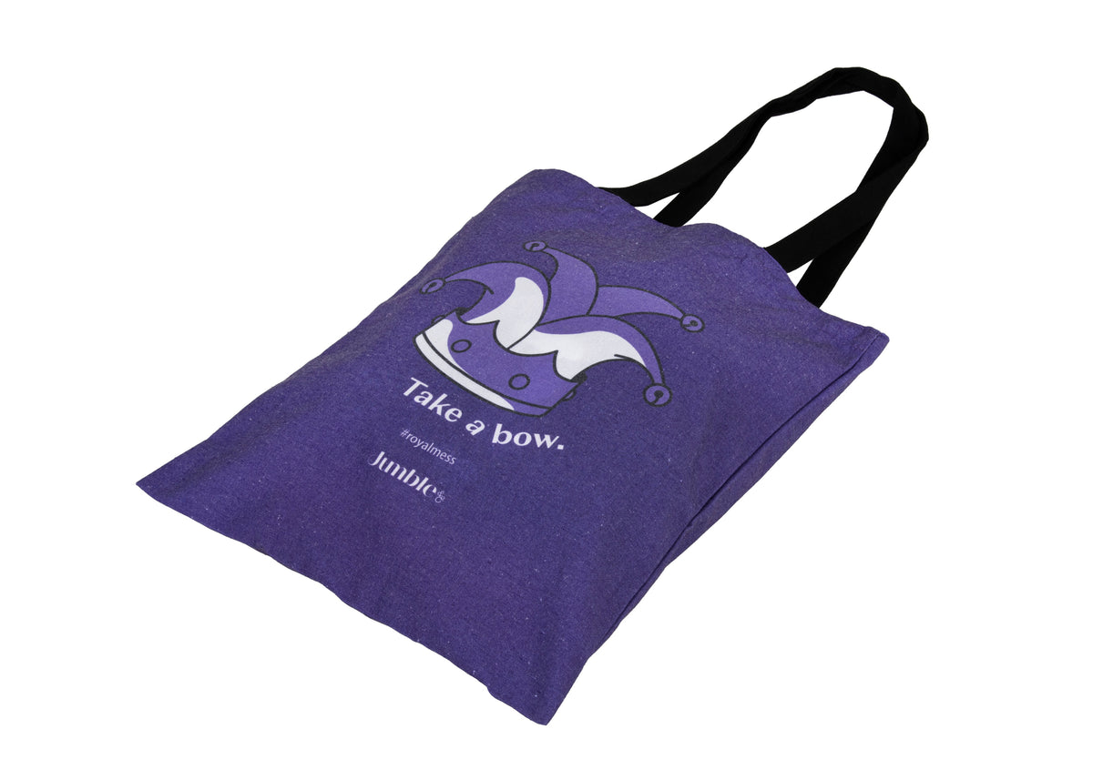 Jumble & Co. Yuk Tote Bag - Royal Mess Purple