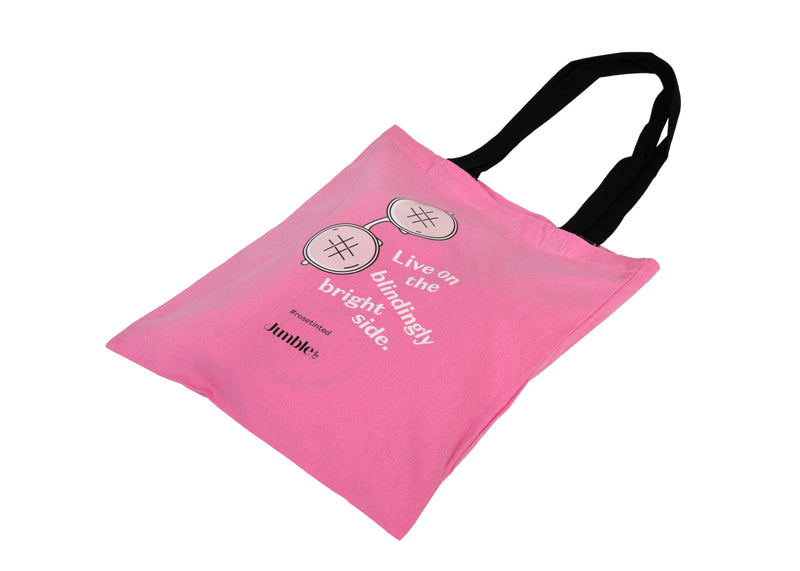 Jumble & Co. Yuk Tote Bag - Rose Tined Pink