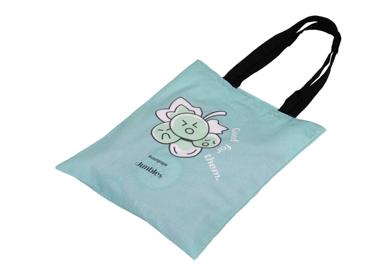 Jumble & Co. Yuk Tote Bag - Sour Grape Teal