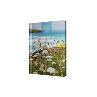2027 Calendar Year Diary/Planner - 12 Month A5 Week to View - Hard Cover in Flower - Collins Dairy Diary Range