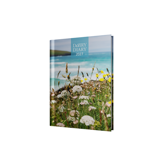 2027 Calendar Year Diary/Planner - 12 Month A5 Week to View - Hard Cover in Flower - Collins Dairy Diary Range