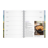 2027 Calendar Year Diary/Planner - 12 Month A5 Week to View - Hard Cover in Flower - Collins Dairy Diary Range