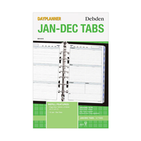 Debden Day Planner Refill (Jan - Dec) Tabs, Size Desk