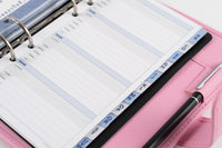 Debden Day Planner organiser, Personal size 172 x 96 mm, PU Snap Closure, Undated Week to view