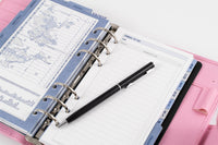 Debden Day Planner organiser, Personal size 172 x 96 mm, PU Snap Closure, Undated Week to view