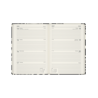 2027 Calendar Year Diary/Planner - 12 Month A5 Week to View - Hard Cover in Black - Collins Bold Mono Range