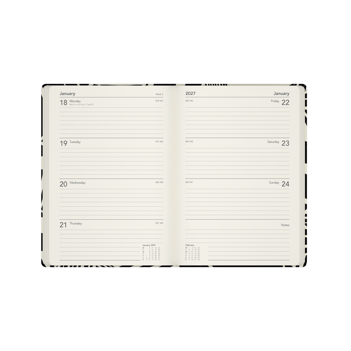 2026-2027 Financial Year Diary/Planner - 12 Month A5 Week to View Diary - Hard Cover (Recycled) - Collins Bold Mono Range