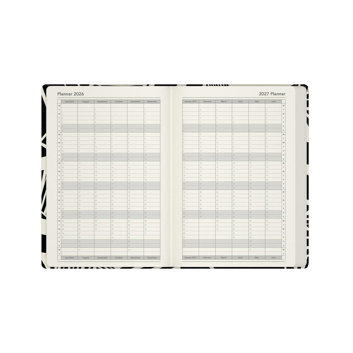 2026-2027 Financial Year Diary/Planner - 12 Month A5 Week to View Diary - Hard Cover (Recycled) - Collins Bold Mono Range