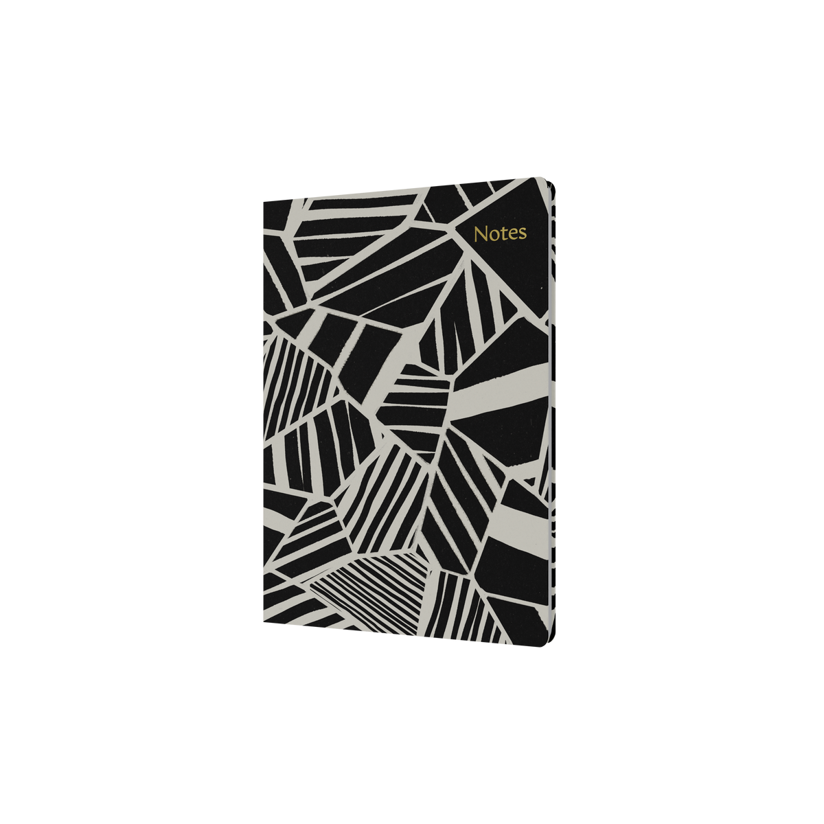 Notebook A5 - Ruled - Hard Cover (Recycled) in Black - Collins Bold Mono Range