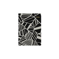Notebook A5 - Ruled - Hard Cover (Recycled) in Black - Collins Bold Mono Range
