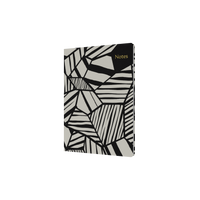 Notebook A5 - Ruled - Hard Cover (Recycled) in White - Collins Bold Mono Range