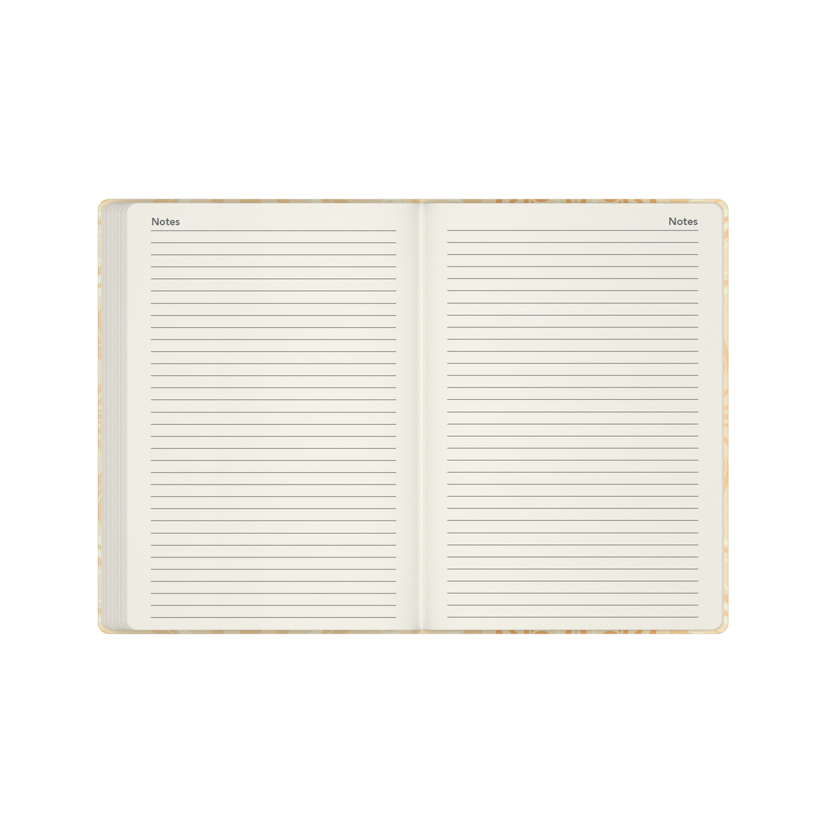2027 Calendar Year Diary/Planner - 12 Month A5 Week to View - Hard Cover in Yellow - Collins Lavish Lux Range