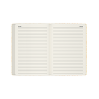 2027 Calendar Year Diary/Planner - 12 Month A5 Week to View - Hard Cover in Yellow - Collins Lavish Lux Range