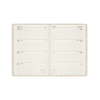 2026-2027 Financial Year Diary/Planner - 12 Month A5 Week to View Diary - Hard Cover - Collins Lavish Lux Range