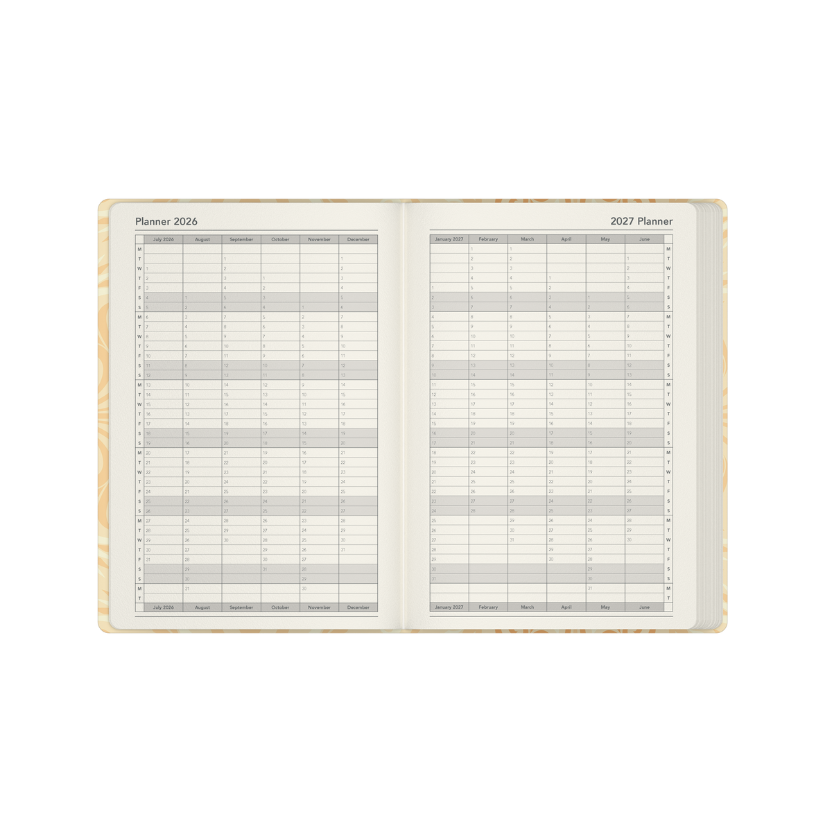 2026-2027 Financial Year Diary/Planner - 12 Month A5 Week to View Diary - Hard Cover - Collins Lavish Lux Range