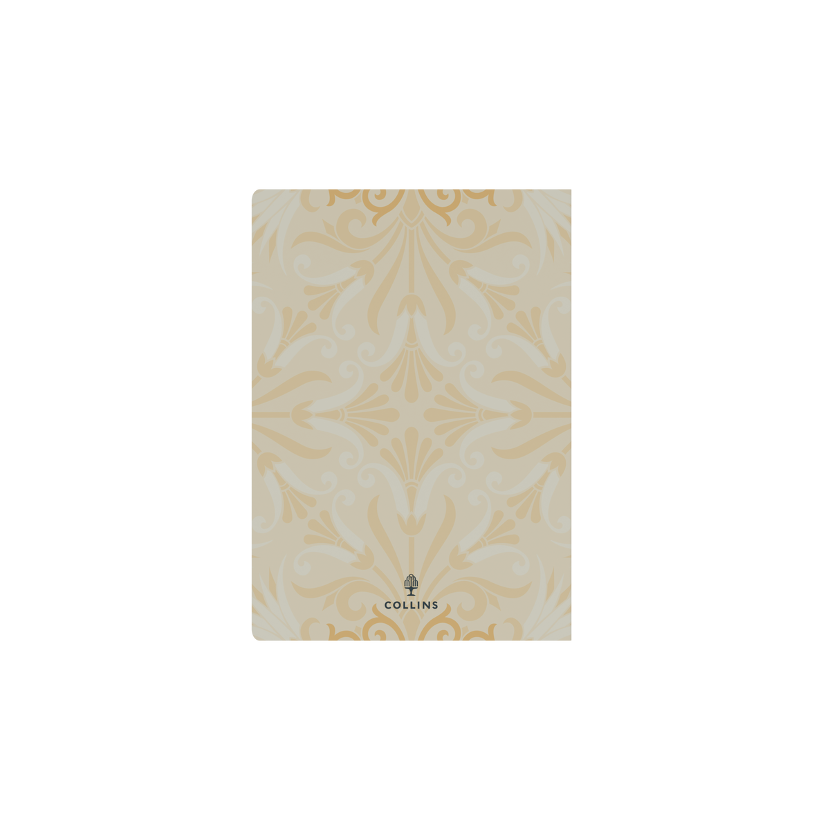Notebook A5 - Ruled - Hard Cover (Recycled) in White - Collins Lavish Lux Range