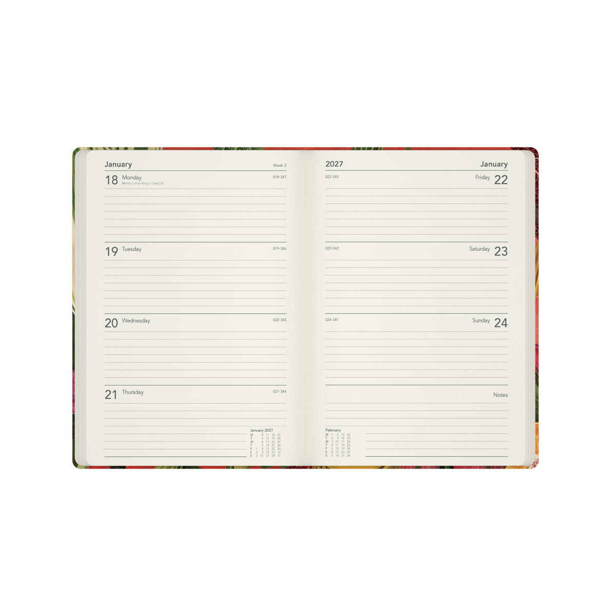 2026-2027 Financial Year Diary/Planner - 12 Month A5 Week to View Diary - Hard Cover (Recycled) - Collins Modern Organic Range