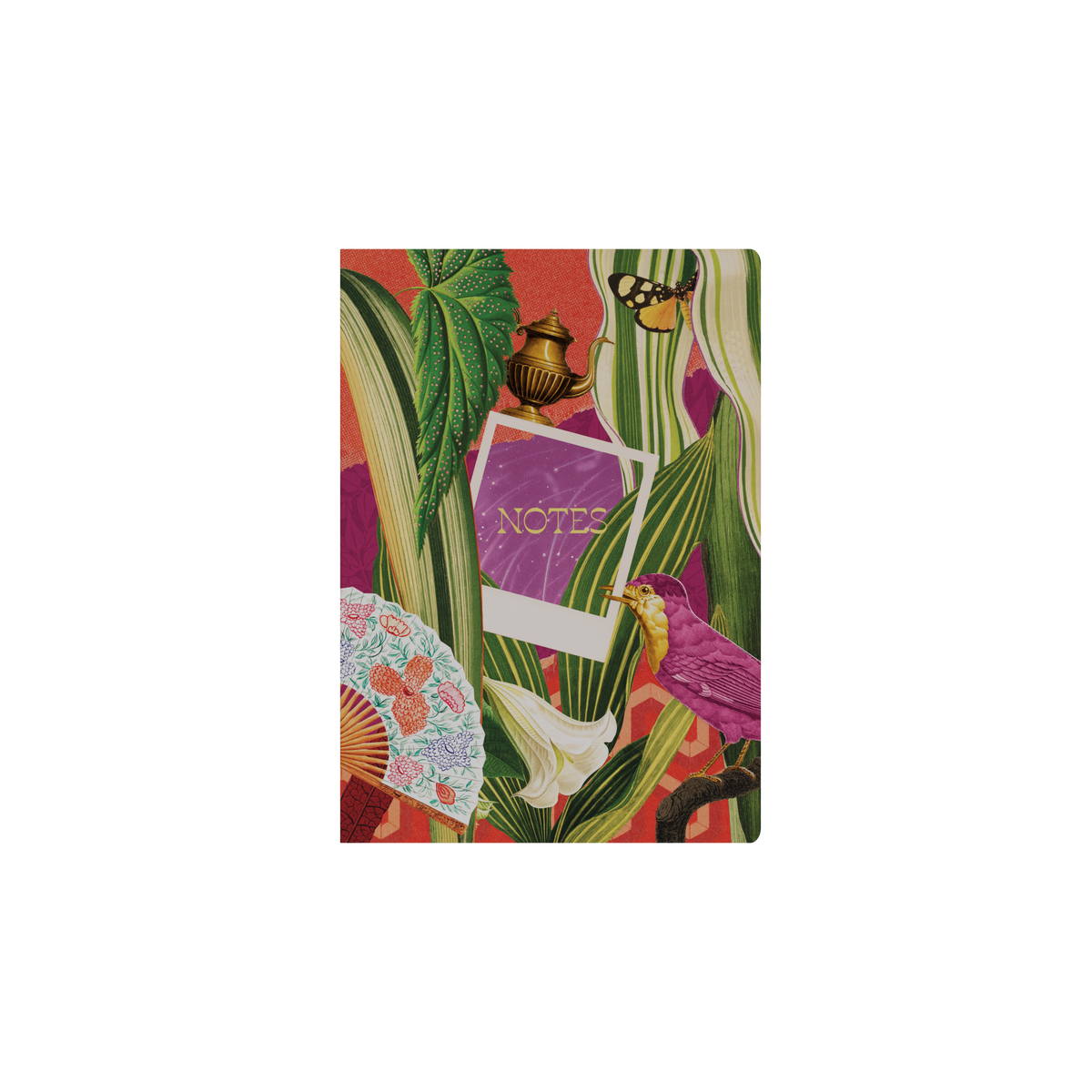 Notebook A5 - Ruled - Hard Cover (Recycled) in Bird - Collins Modern Organic Range
