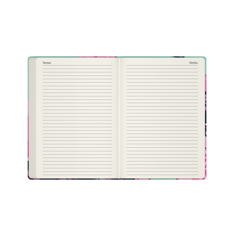 2027 Calendar Year Diary/Planner - 12 Month A5 Week to View - Hard Cover in The Roses (Hummingbird) - Collins Billy Blue Range