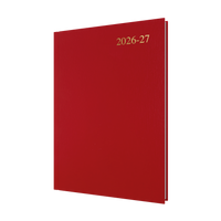 2026-2027 Financial Year Diary/Planner - 12 Month A4 Day to Page Diary - Hard Cover - Collins Essential Range